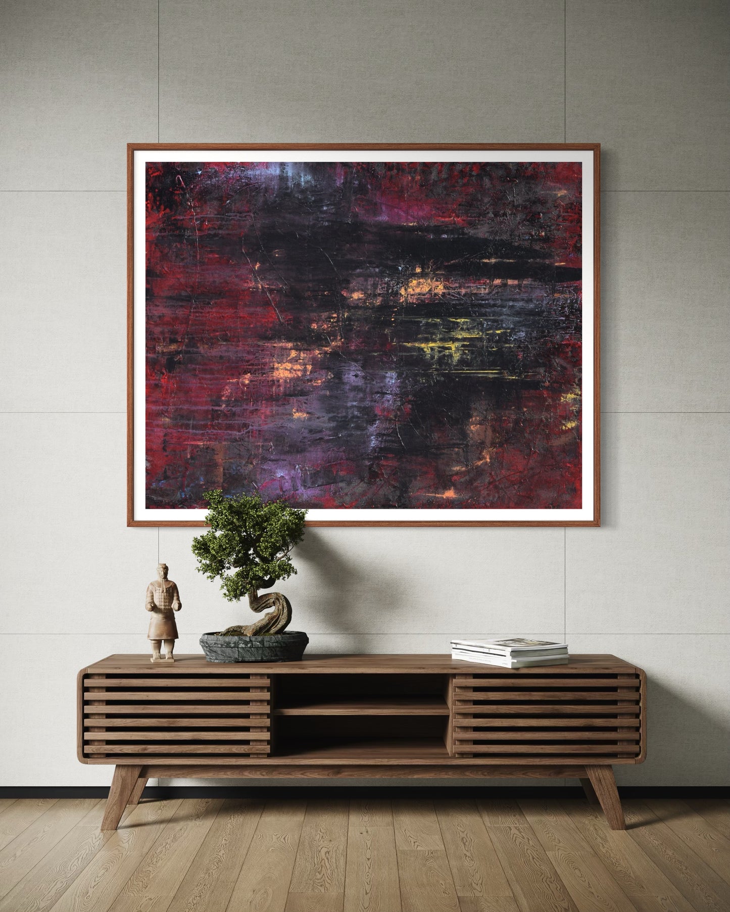Sweet Darkness | 40 x 60 in. | Acrylic on canvas. | Original Panting By Alexander Franco.