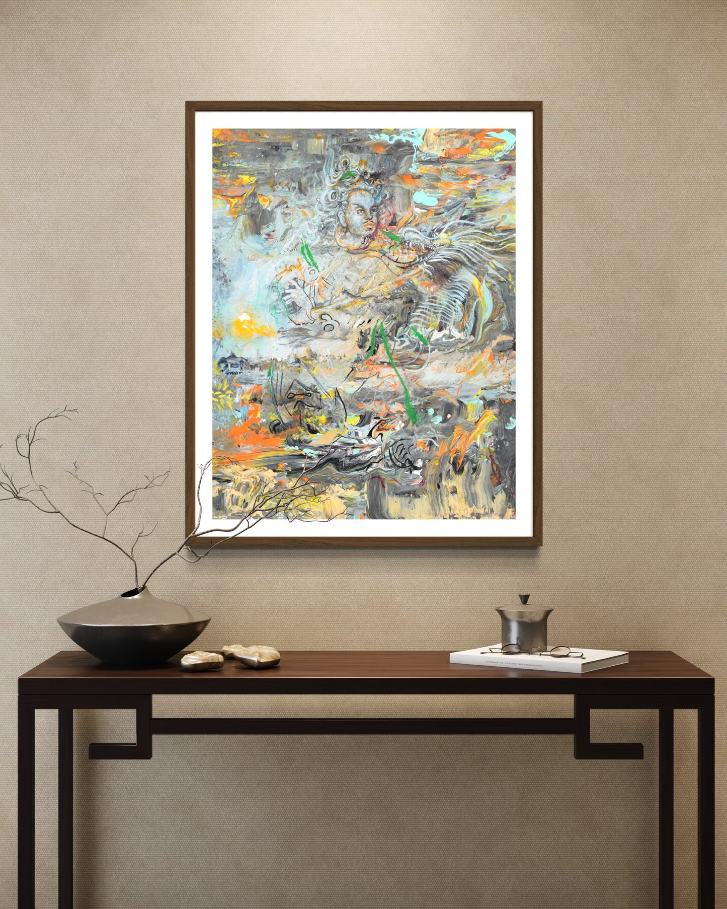 Perfect Match | 30 x 24 in. | Acrylic on canvas. | Original Panting By Alexander Franco.