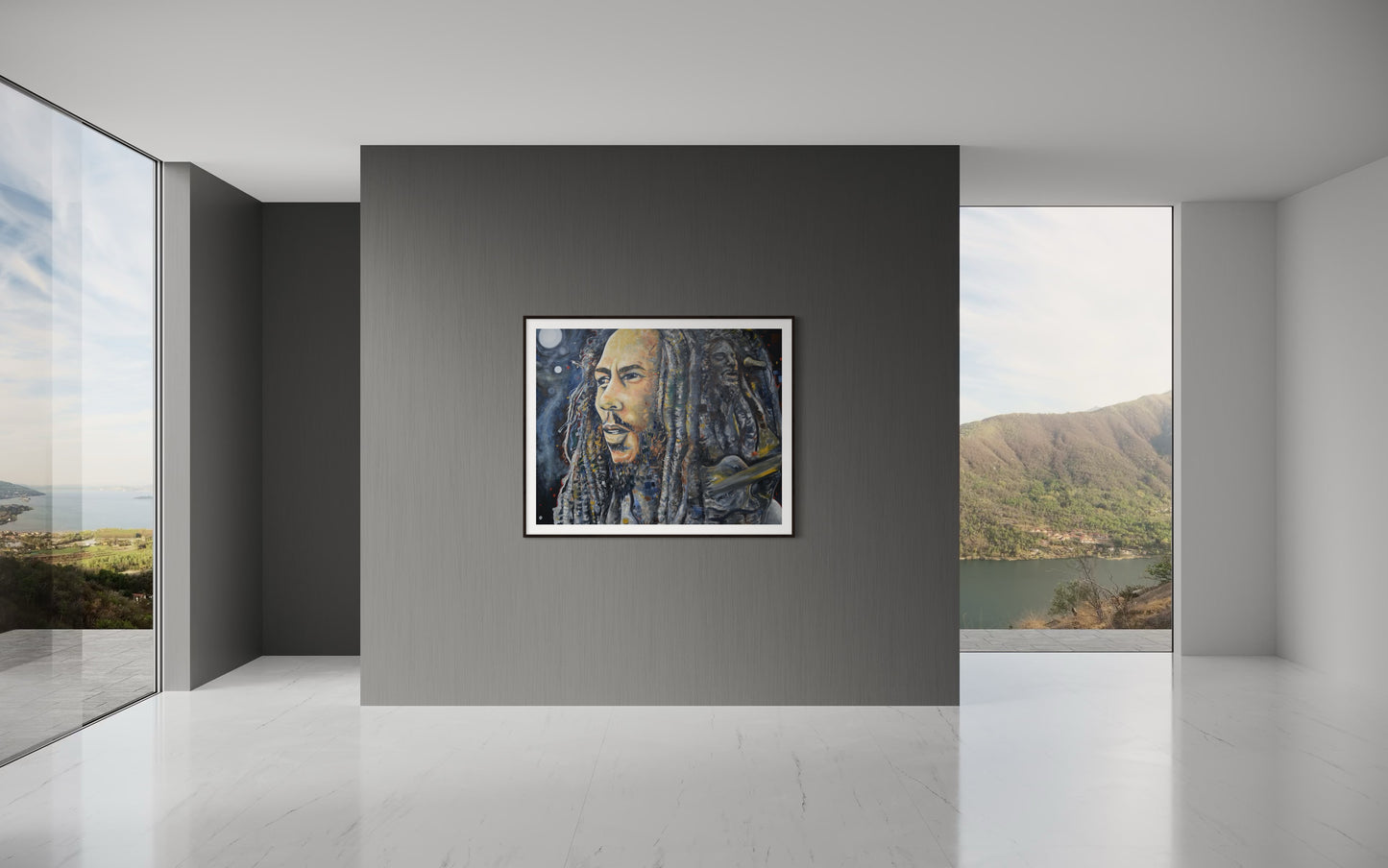 Roots of the Voice | 48 x 60 in. | Oil on canvas. | Original Panting By Alexander Franco.