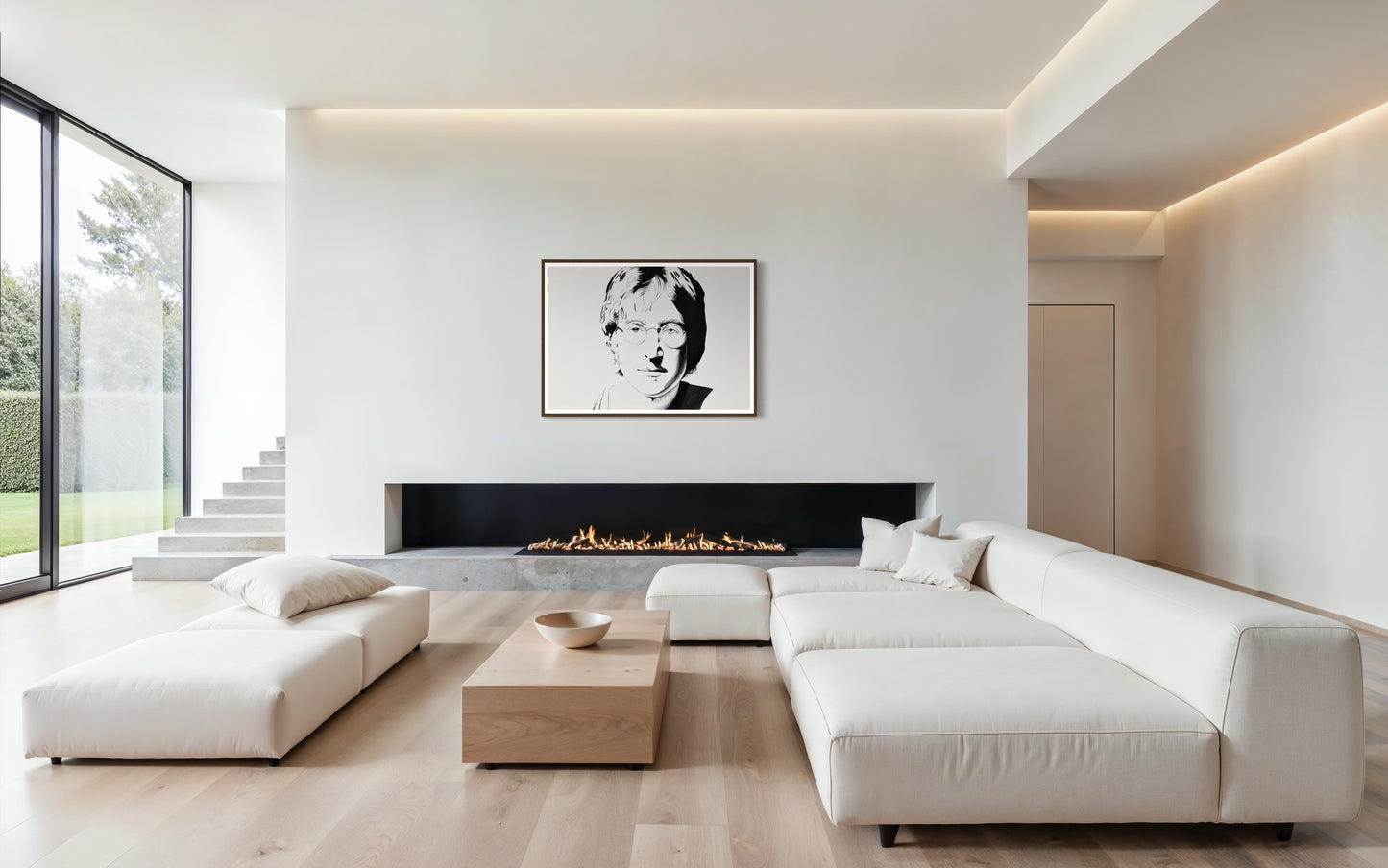 Imagine in Black & White| 36 x 48 in. | Acrylic on canvas. | Original Panting By Alexander Franco.