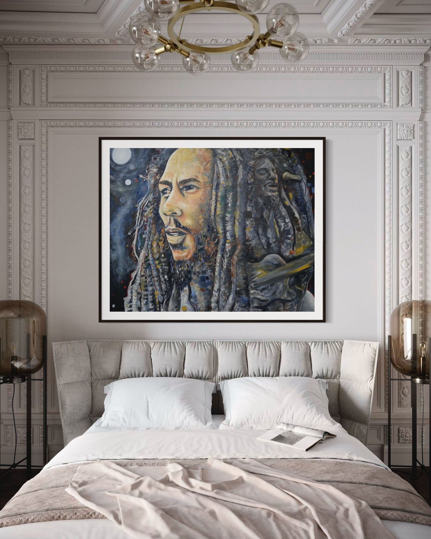 Roots of the Voice | 48 x 60 in. | Oil on canvas. | Original Panting By Alexander Franco.