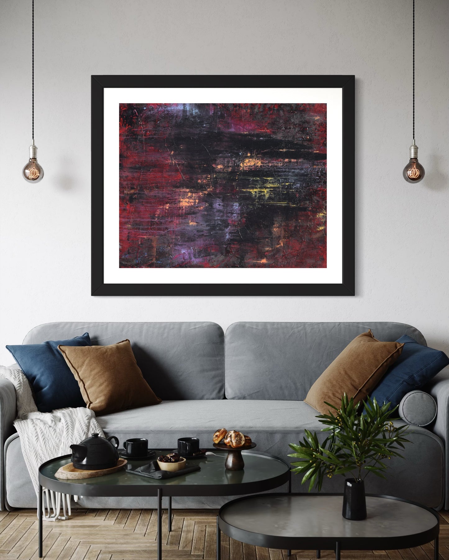 Sweet Darkness | 40 x 60 in. | Acrylic on canvas. | Original Panting By Alexander Franco.