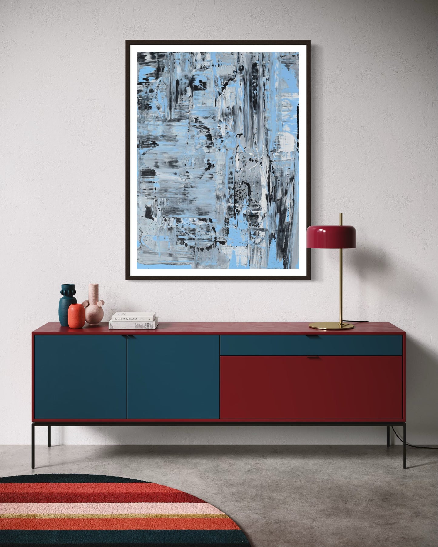 Echoes Beneath the Ice | 48 x 36 in. | Acrylic on canvas. | Original Panting By Alexander Franco.