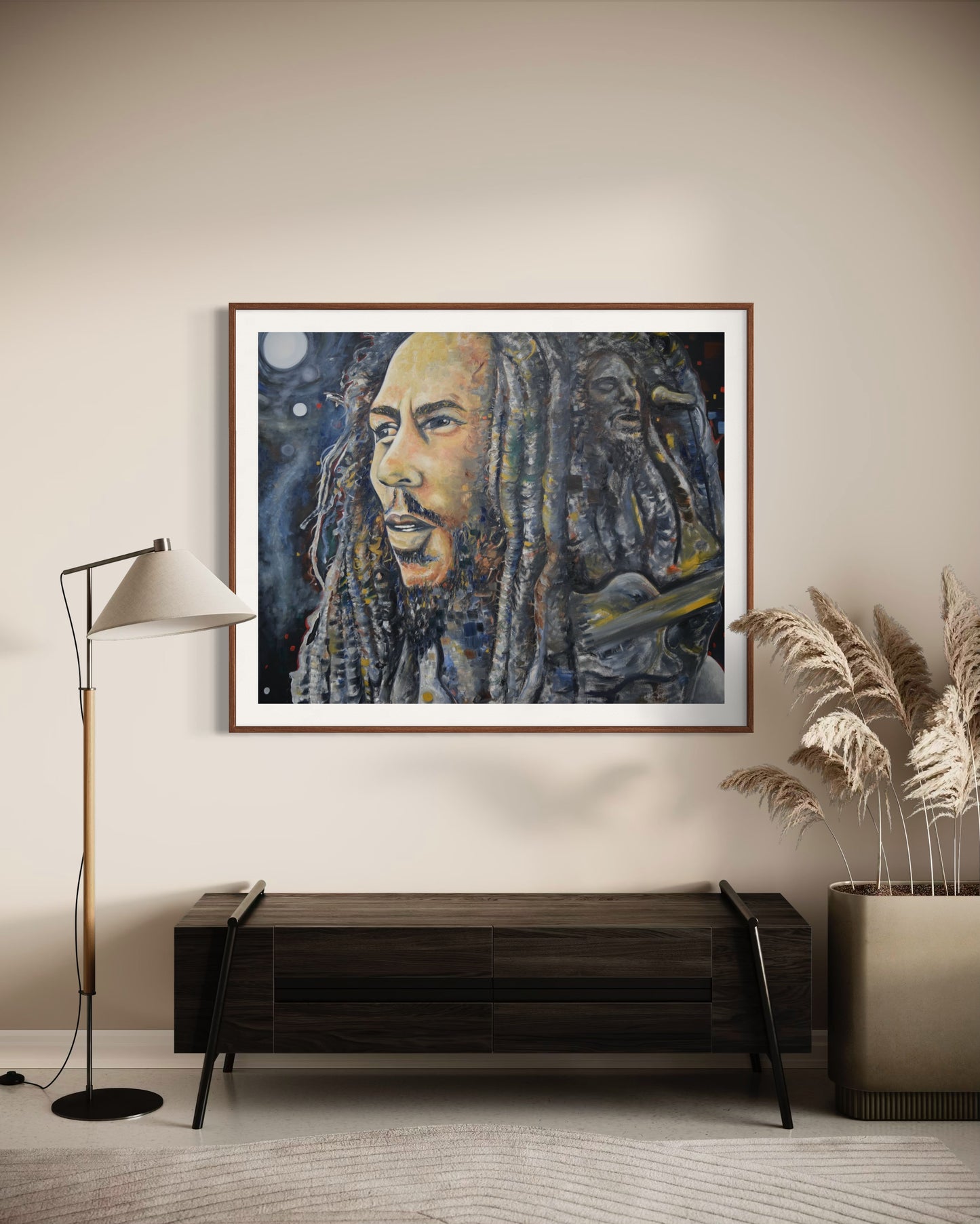 Roots of the Voice | 48 x 60 in. | Oil on canvas. | Original Panting By Alexander Franco.