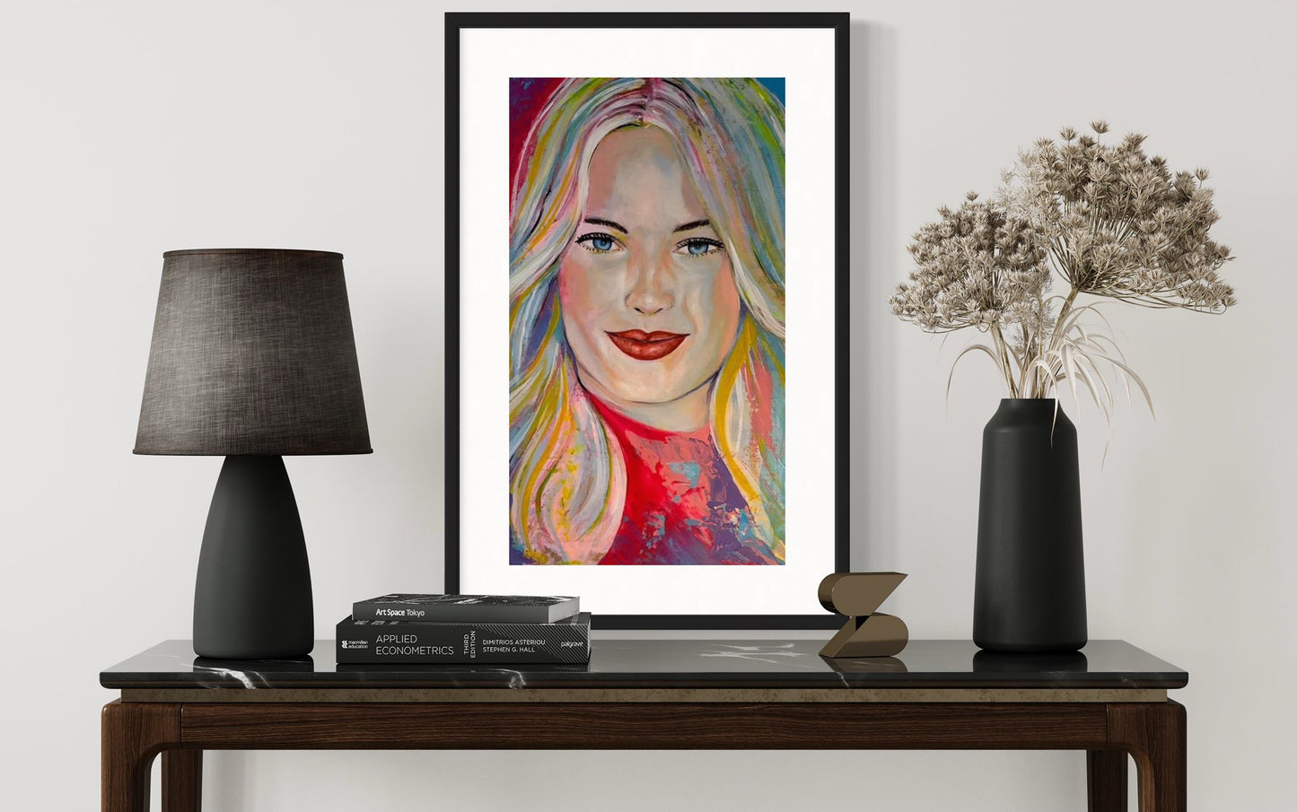 Vivid Muse | 20 x 16 in. | Acrylic on canvas. | Original Panting By Alexander Franco.