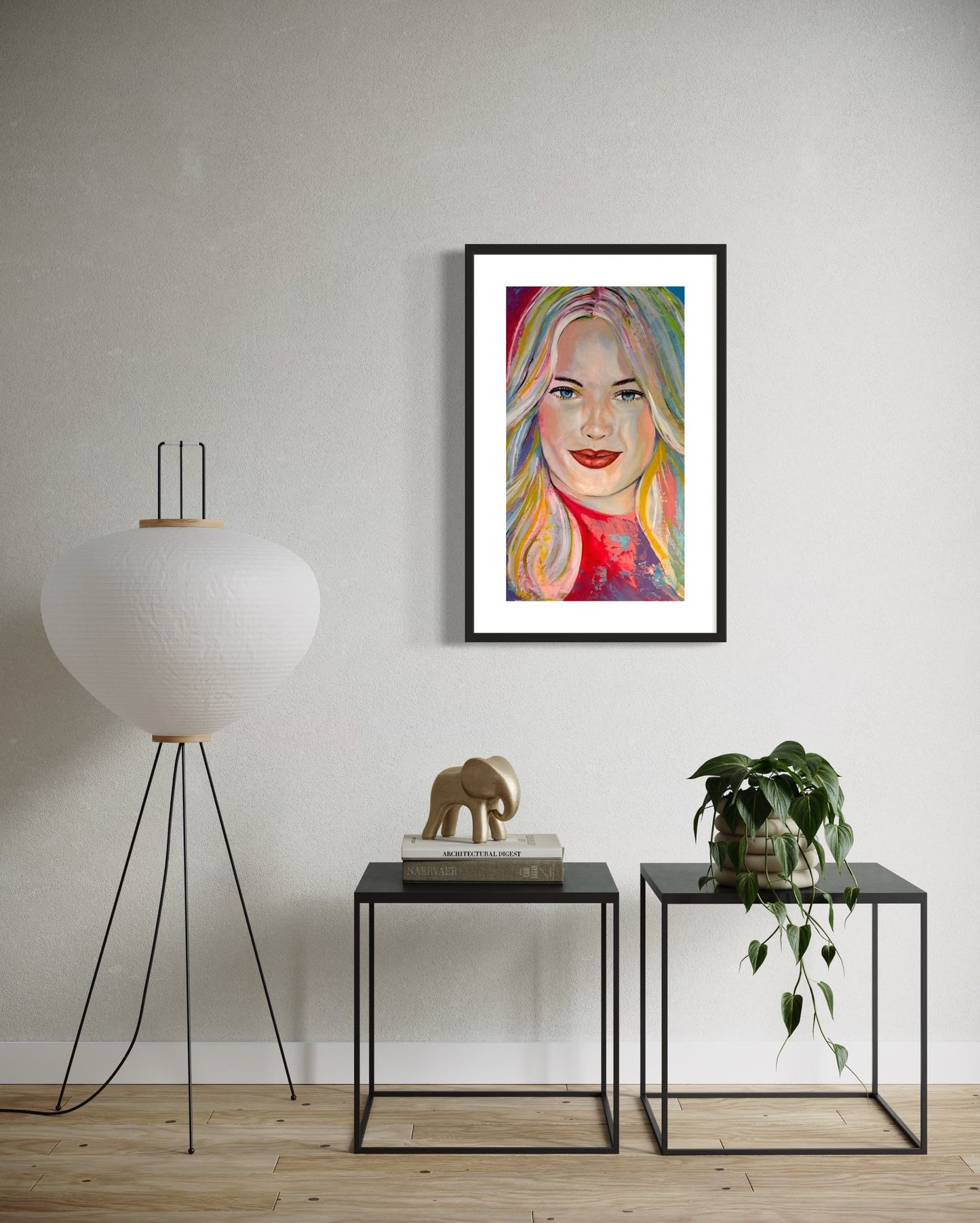 Vivid Muse | 20 x 16 in. | Acrylic on canvas. | Original Panting By Alexander Franco.