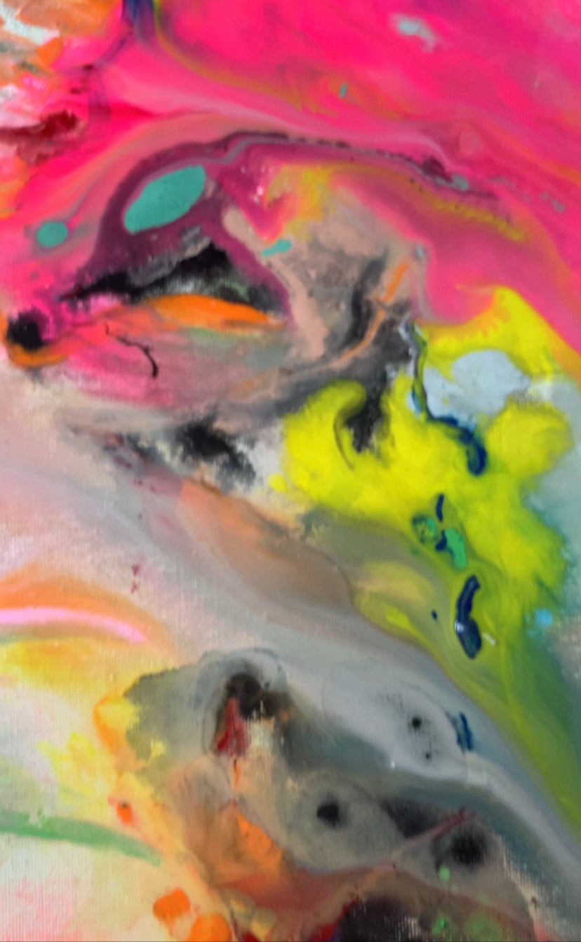 Electric Pulse | 20 x 16 in. | Acrylic on canvas. | Original Panting By Alexander Franco.