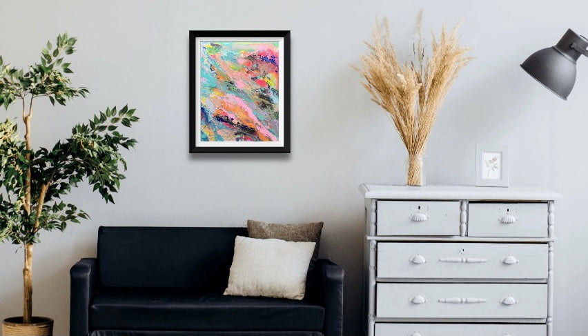 Electric Pulse | 20 x 16 in. | Acrylic on canvas. | Original Panting By Alexander Franco.