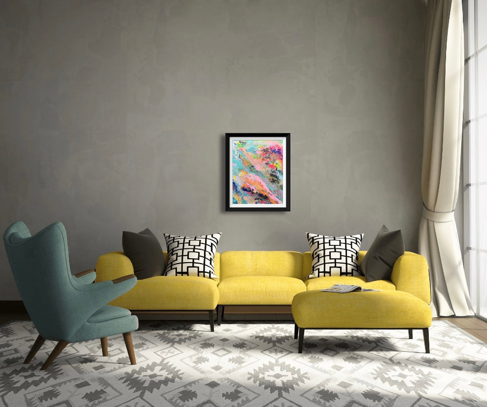 Electric Pulse | 20 x 16 in. | Acrylic on canvas. | Original Panting By Alexander Franco.