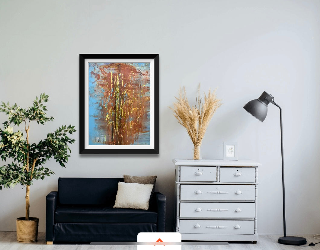 Echoes of the Mangrove | 36 x 48 in. | Acrylic on canvas. | Original Panting By Alexander Franco.