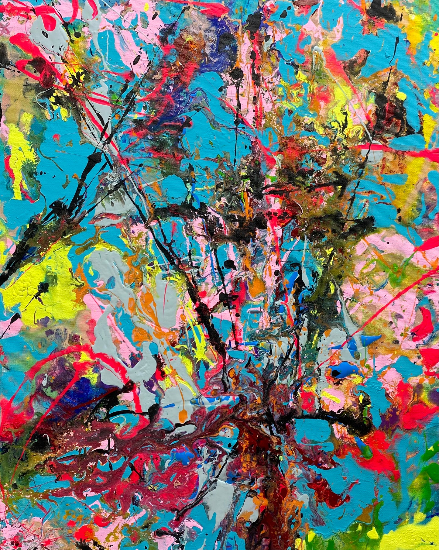 Symphony of a New Dawn | 16 x 20 in. | Acrylic on canvas. | Original Panting By Alexander Franco.