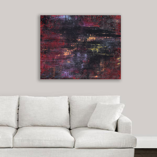 Sweet Darkness | 40 x 60 in. | Acrylic on canvas. | Original Panting By Alexander Franco.