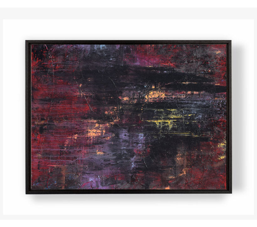Sweet Darkness | 40 x 60 in. | Acrylic on canvas. | Original Panting By Alexander Franco.