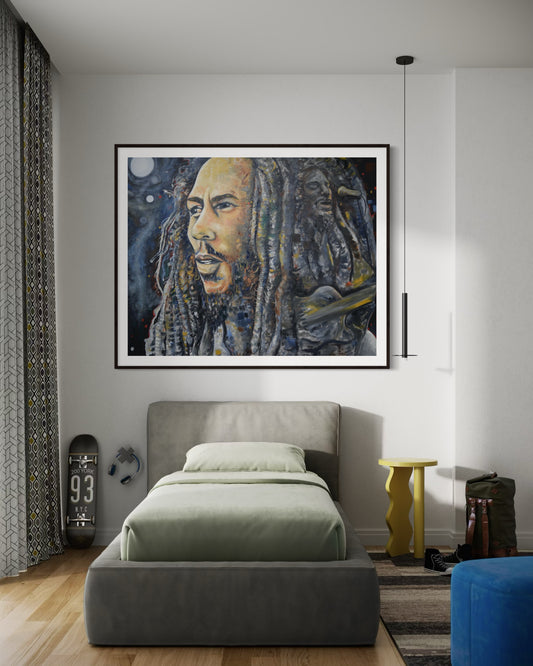 Roots of the Voice | 48 x 60 in. |  Oil on canvas.  | Original Panting By Alexander Franco.