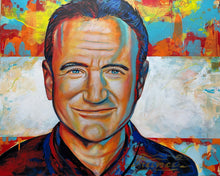 Load image into Gallery viewer, Robin Williams | 24 x 30 in. | Acrylic on Canvas.

