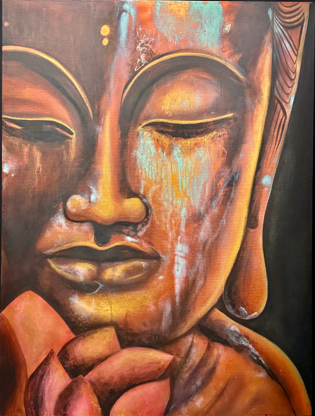 Meditation Mode | 48 x 36 in. | acrylic on canvas |