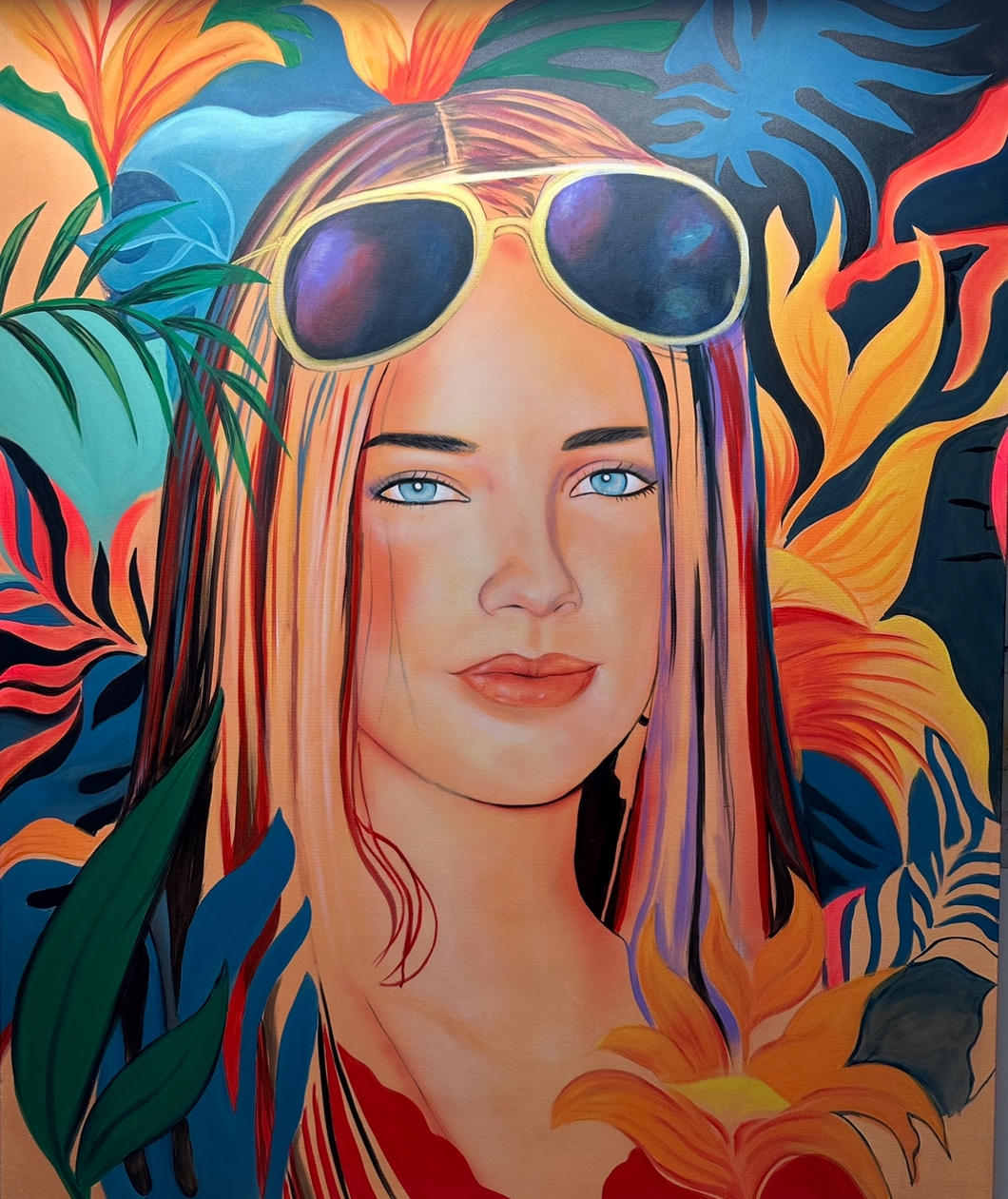 Adriana Lima | 60 x 48 in. | Acrylic on canvas.