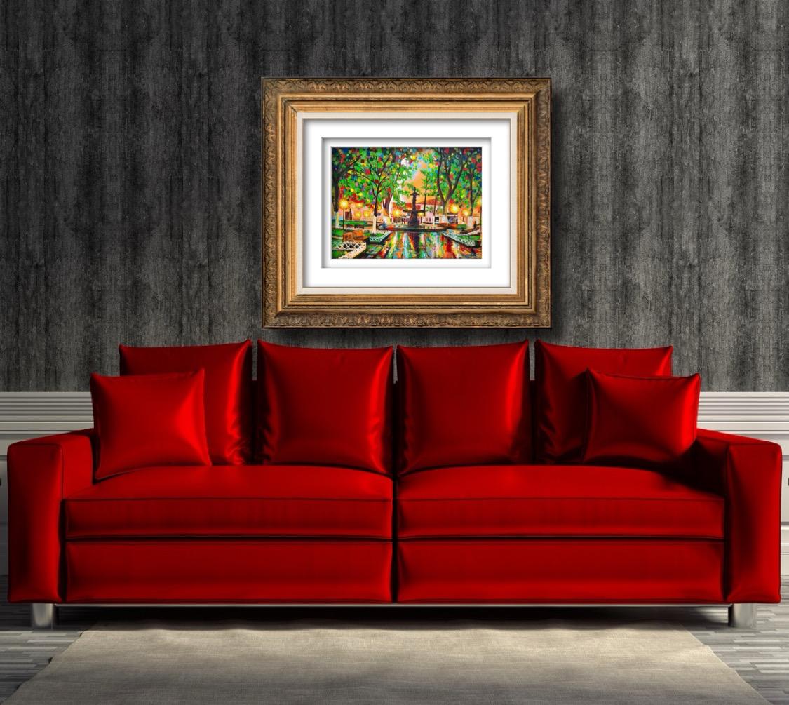 Magic Island Light| 24 x 30 in. | Acrylic on canvas.  | Original Panting By Alexander Franco.