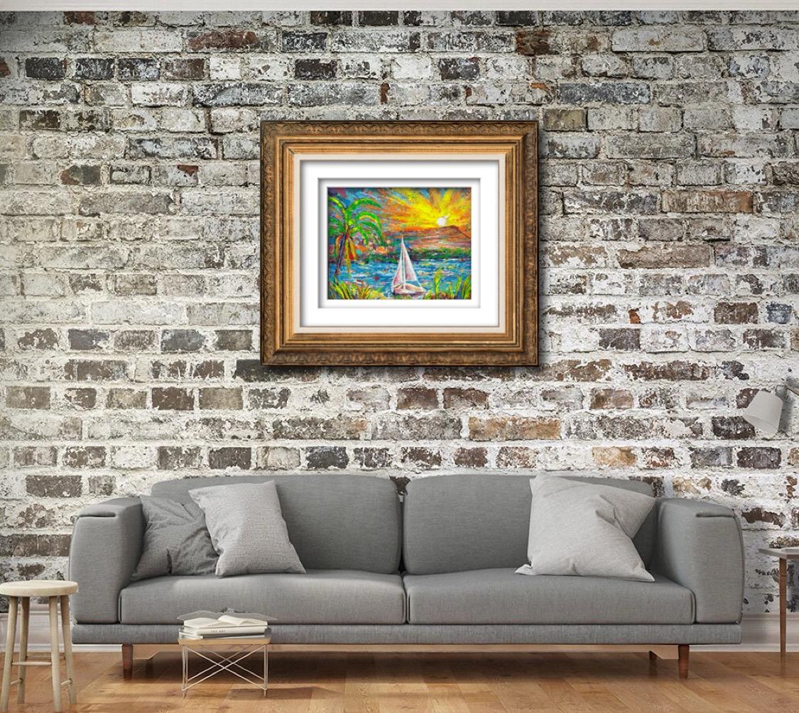 Magic Island Light| 24 x 30 in. | Acrylic on canvas.  | Original Panting By Alexander Franco.