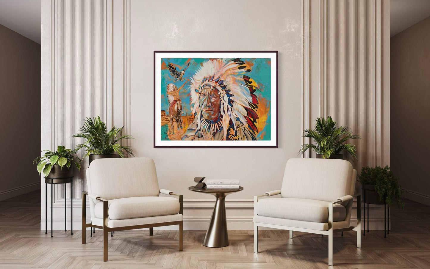 Keeper of the Spirit | 36 x 48 in. | Acrylic on canvas.  | Original Panting By Alexander Franco.