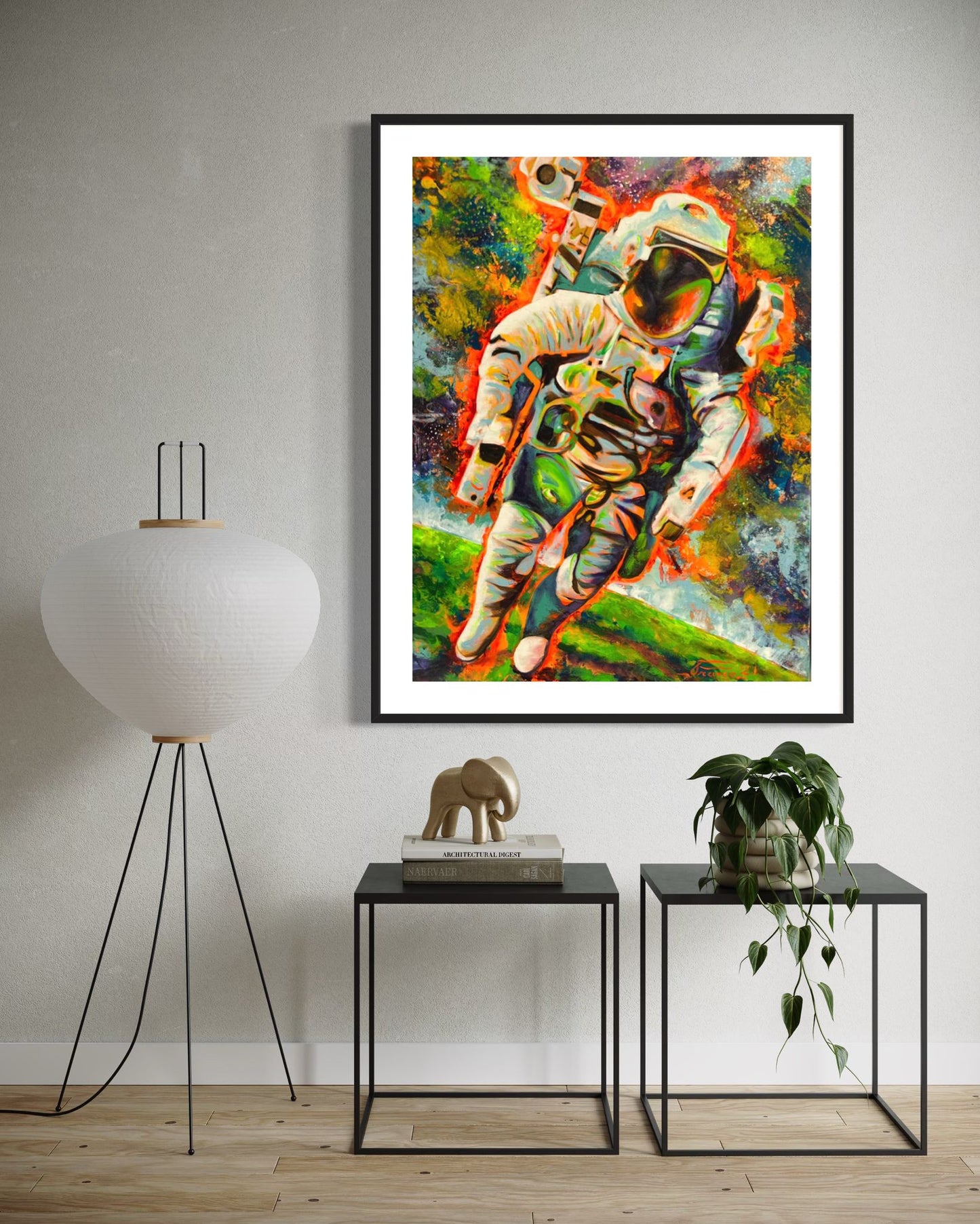 Save the Planet | 40 x 30 in. | Acrylic on canvas.  | Original Panting By Alexander Franco.