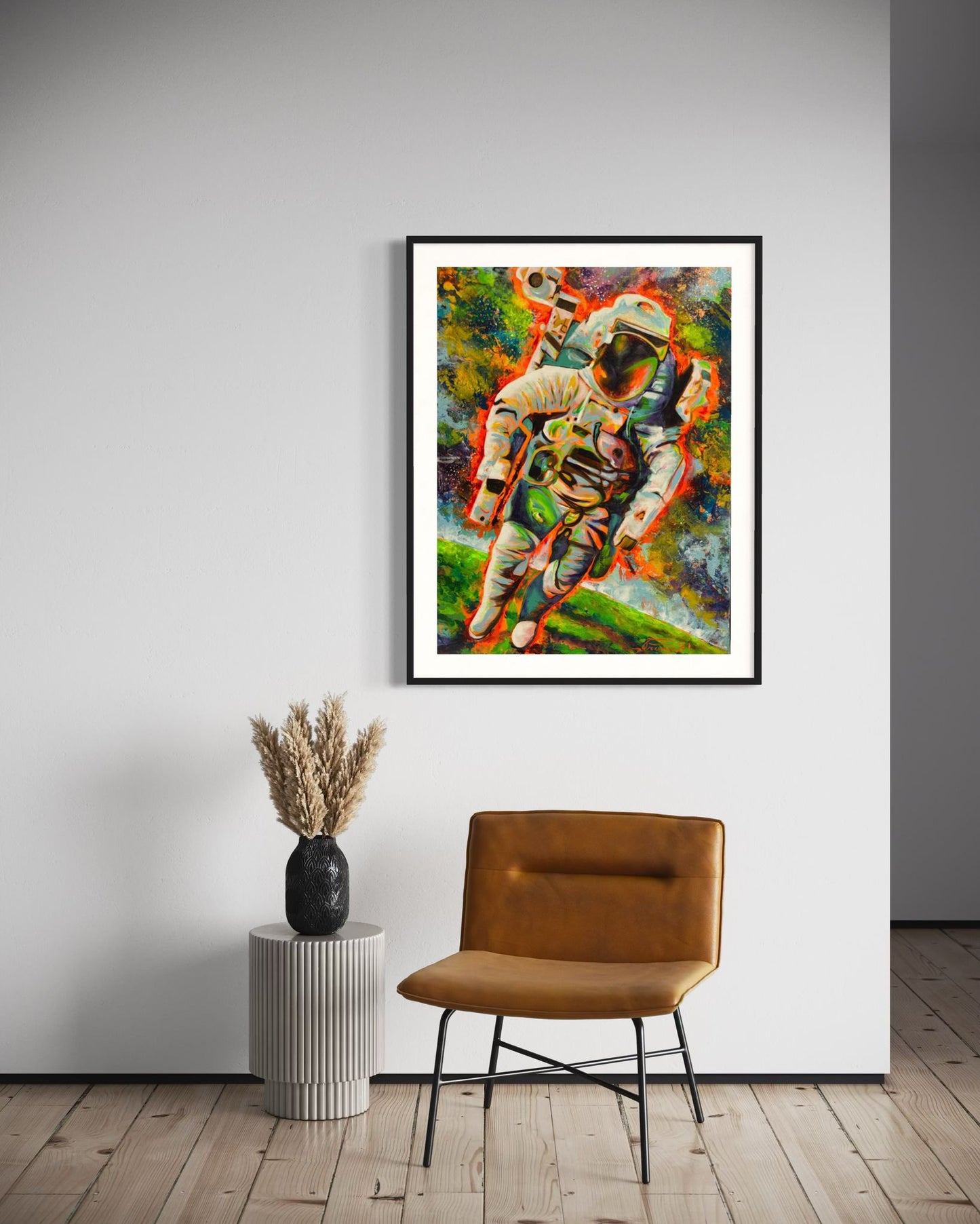 Save the Planet | 40 x 30 in. | Acrylic on canvas.  | Original Panting By Alexander Franco.