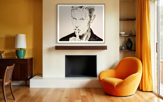 Bowie’s Whisper  | 48 x 60 in. | Acrylic on canvas By Alexander Franco.