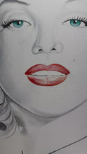 Load and play video in Gallery viewer, Marilyn Monroe | 36 x 36 in. | Acrylic on canvas.
