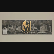 Load and play video in Gallery viewer, Vegas Golden Knights | 15 x 48 in. | enhanced on canvas.
