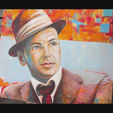 Load and play video in Gallery viewer, Frank Sinatra | 48 x 60 in. | Acrylic on canvas.
