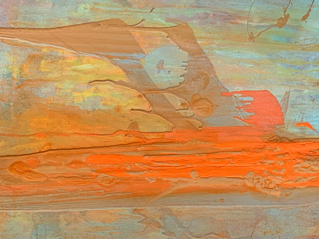Desert Sunset | 24 x 30 in. | Acrylic on canvas.