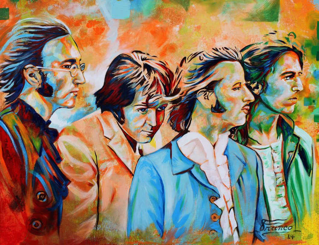 The Beatles | 24 x 36 in. | Limited Edition 5/25 | Enhanced print on canvas.