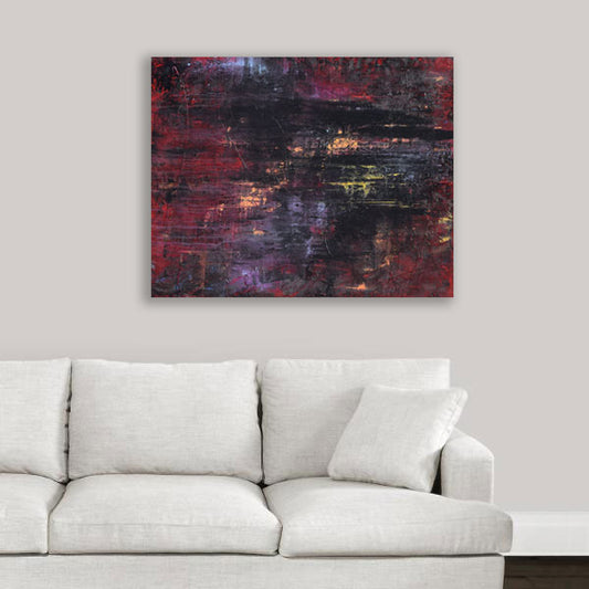 Sweet Darkness | 40 x 60 in. | Acrylic on canvas.  | Original Panting By Alexander Franco.