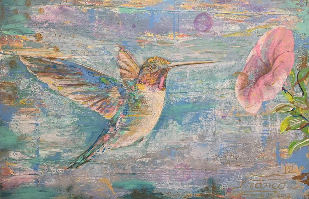 Bird | 31 x 48 in. | Acrylic on canvas.